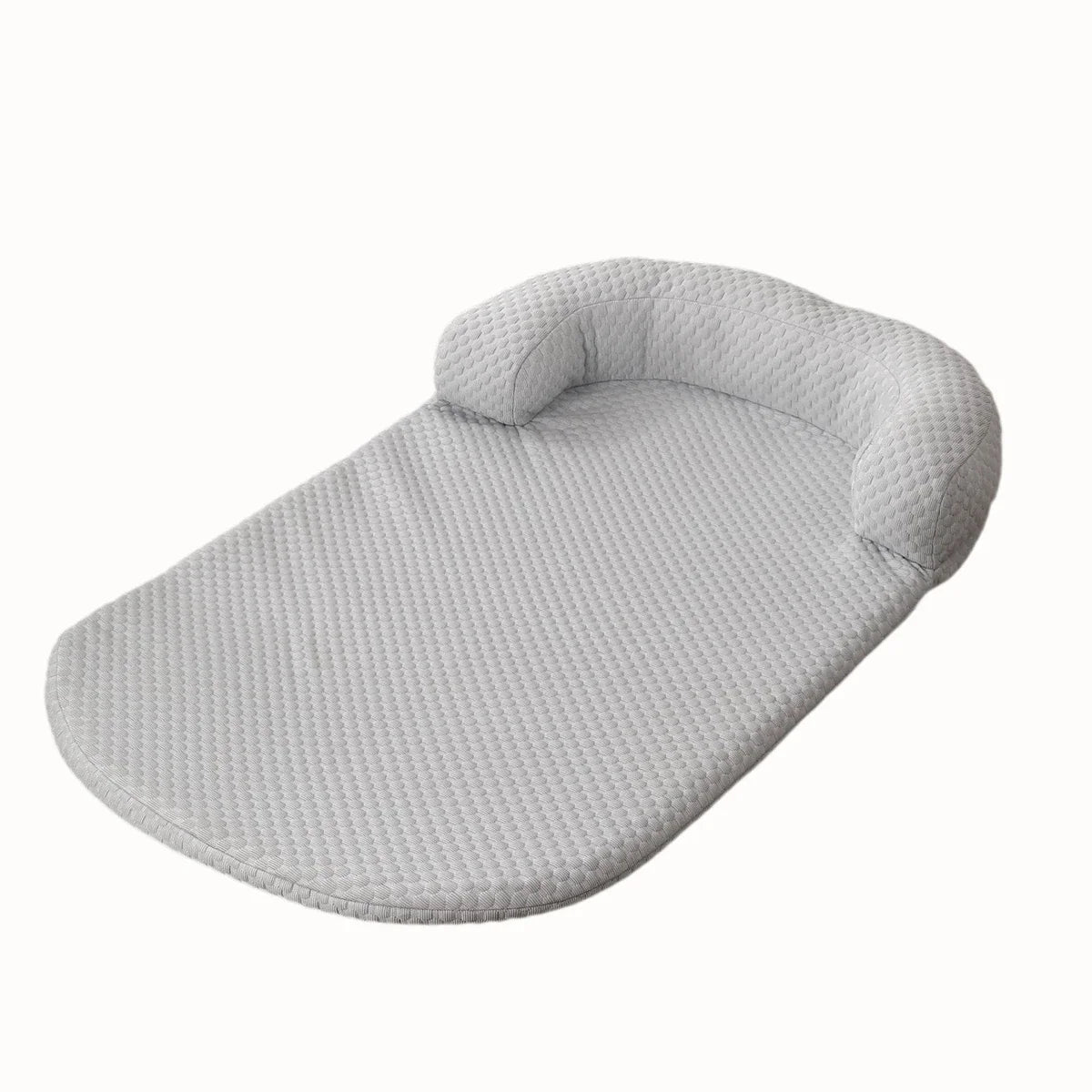 Breathable Large Dog Bed with Pillow Ice Silk Fabric